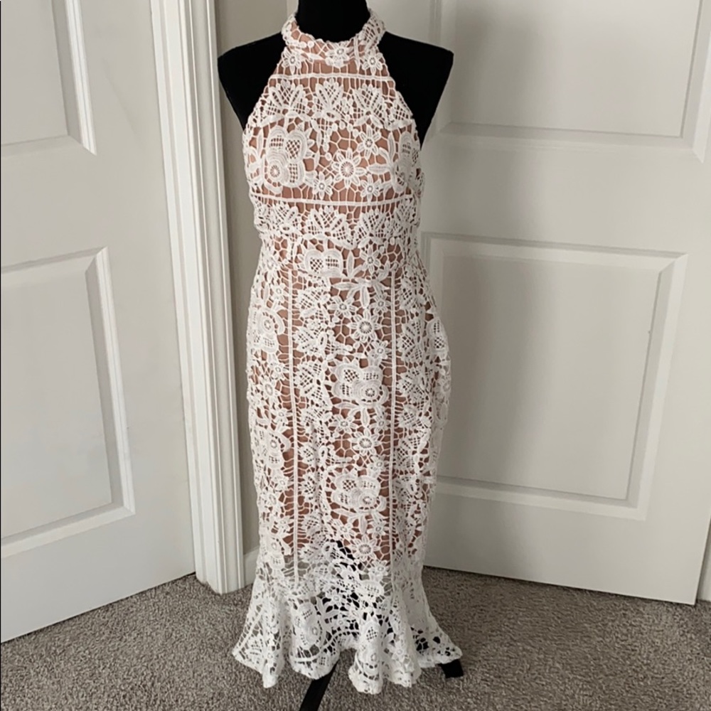 Lace Hi-lo dress